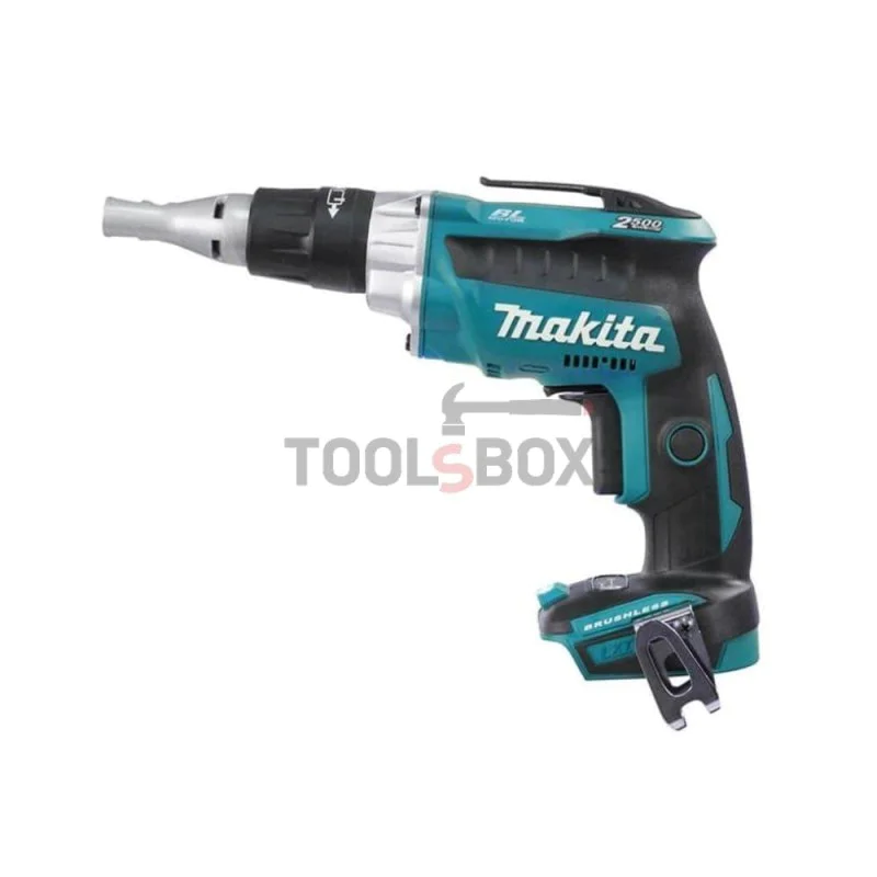 Makita DFS250Z Cordless Brushless Screwdriver, 18 V, 25 Nm