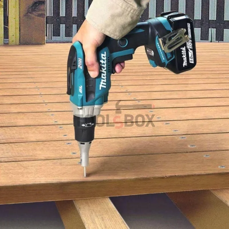 Makita DFS250Z Cordless Brushless Screwdriver, 18 V, 25 Nm