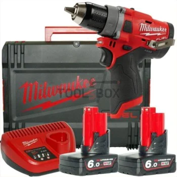 Акумулаторен безчетков винтоверт Milwaukee M12 FDD-602X 12V, 44Nm