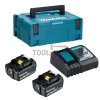 Makita Li-Ion LTX cordless kit with 2 BL1860B batteries, DC18RC charger and MAKPAC 1 case