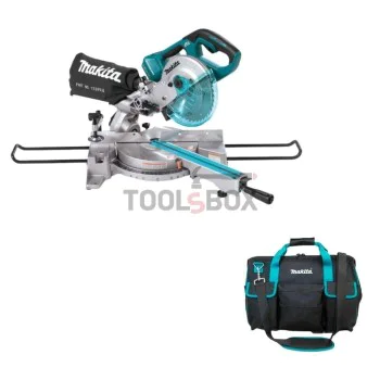 Акумулаторен настолен циркуляр Makita DLS714Z, 18V+18V, Ф190мм.