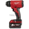 Milwaukee Cordless Hot Air Gun M18BHG-502C, 18V, 470°C