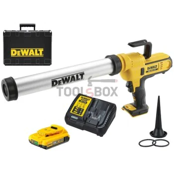 Cordless silicone gun DeWALT DCE580D1, 18 V