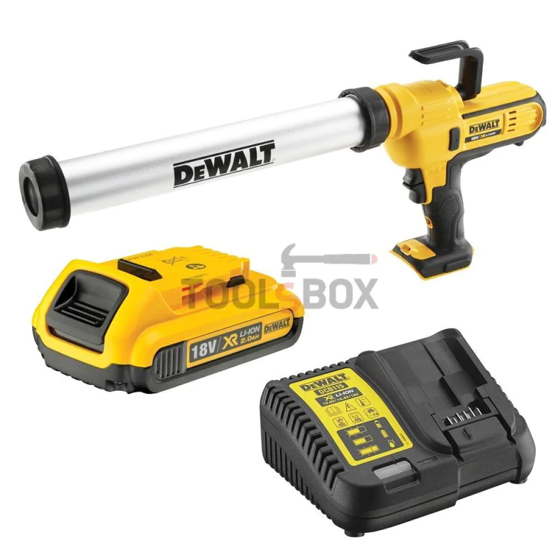 Cordless silicone gun DeWALT DCE580D1, 18 V