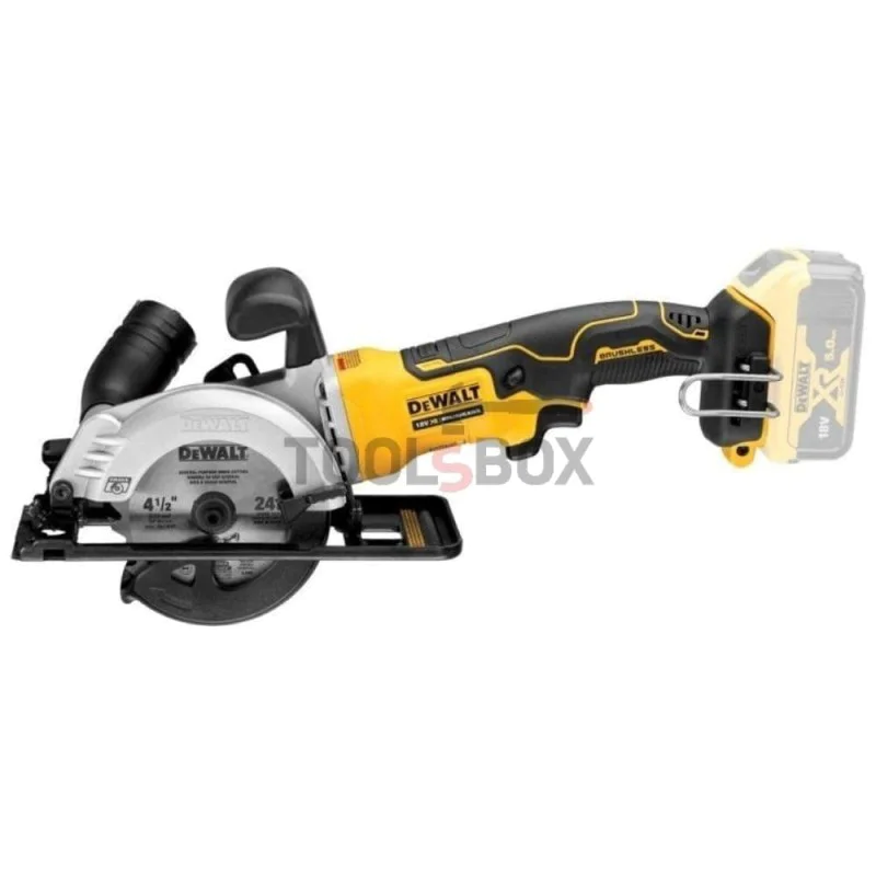 DeWalt DCS571NT cordless brushless circular saw, 18 V, f115 mm