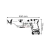 Cordless sabre saw BOSCH GSA 18V-Li SOLO