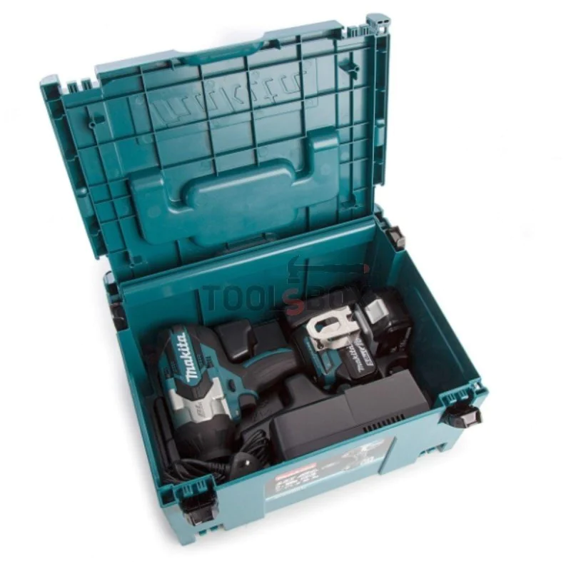 Cordless impact wrench Makita DTW1002RTJ, brushless 18V, 1600Nm