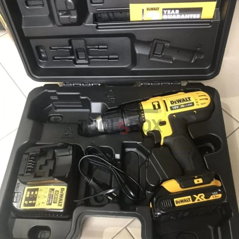 Cordless Impact Driver DeWalt DCD776S1T , Li-Ion , 18V , 42 Nm + case