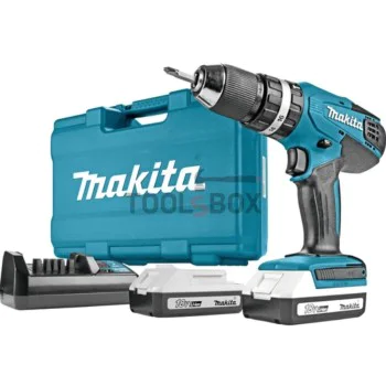 Акумулаторен ударен винтоверт Makita HP457DWE 18V, 42Nm
