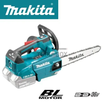Акумулаторен верижен трион Makita DUC256CZ, 18+18V, 25см, 1/4"