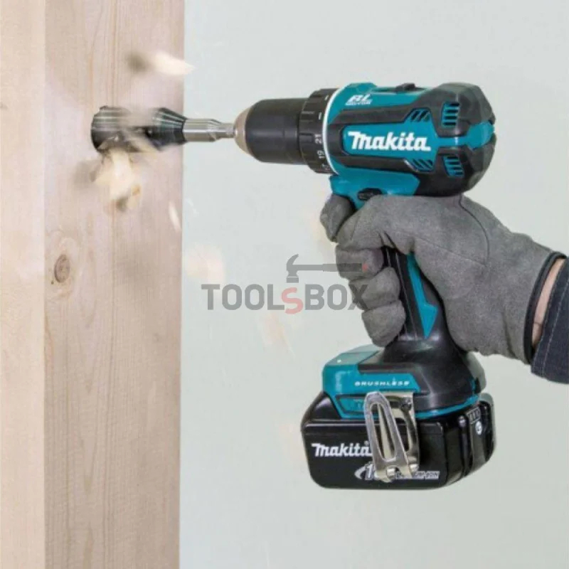 Cordless Drill - Drill Makita DHP485FYX3, Brushless, 18V, 50Nm