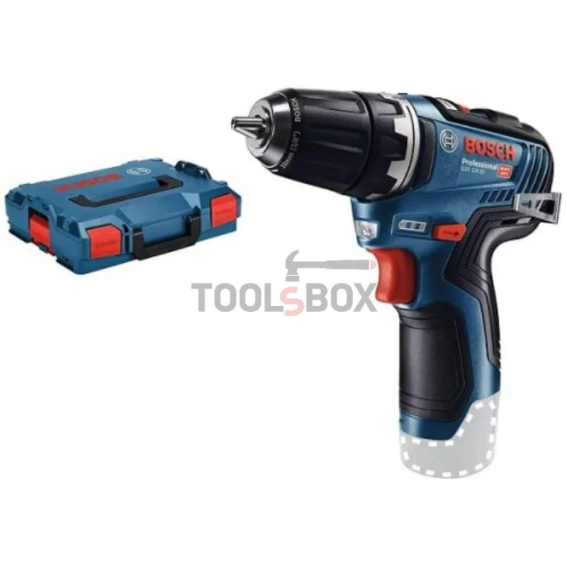 Cordless screwdriver BOSCH GSR 12V-35 SOLO L-BOXX, 12V, 35Nm