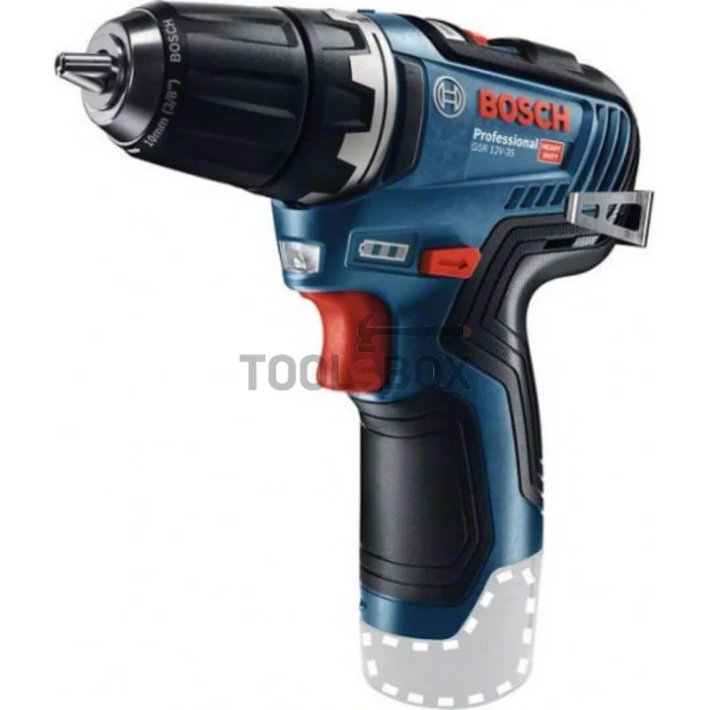 Cordless screwdriver BOSCH GSR 12V-35 SOLO L-BOXX, 12V, 35Nm