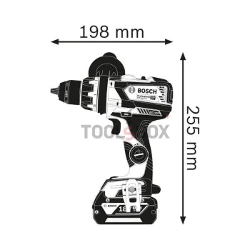 Акумулаторен винтоверт BOSCH GSR 18V-110C SOLO