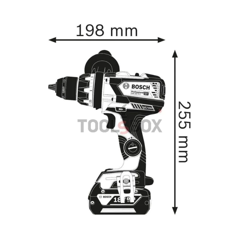 Cordless screwdriver BOSCH GSR 18V-110C SOLO