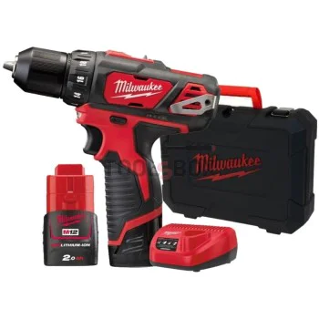 Акумулаторен винтоверт Milwaukee M12 BDD-202C 12 V, 30 Nm