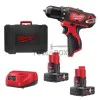 Cordless screwdriver Milwaukee M12 BDD-402C 12 V, 38 Nm