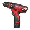 Cordless screwdriver Milwaukee M12 BDDXKIT-202C 12 V, 32 Nm