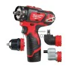 Cordless screwdriver Milwaukee M12 BDDXKIT-202C 12 V, 32 Nm