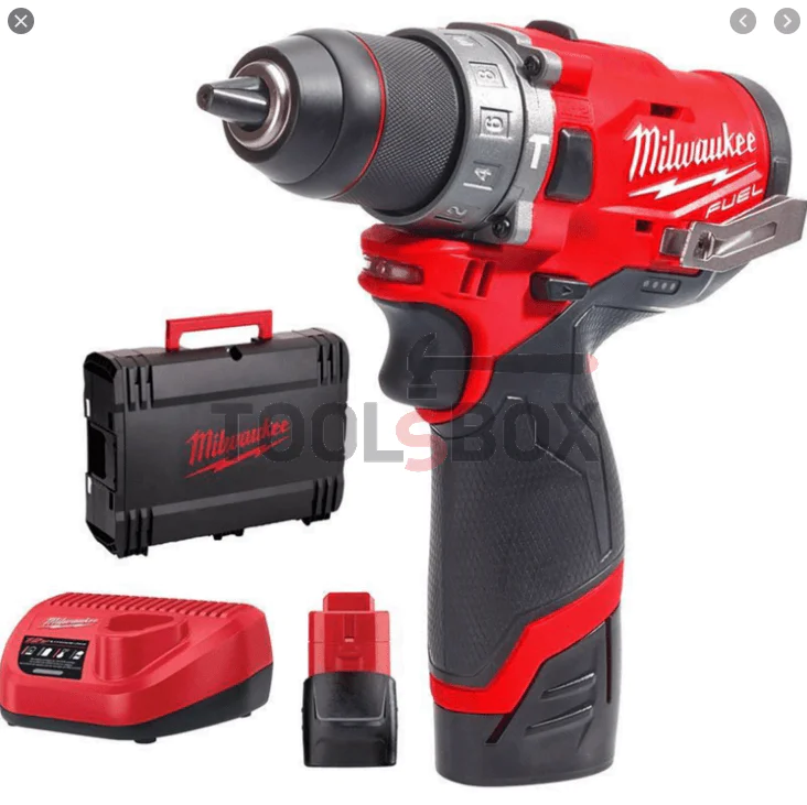 Акумулаторен безчетков ударен винтоверт Milwaukee M12FPD-202BH / 4933471383 / set