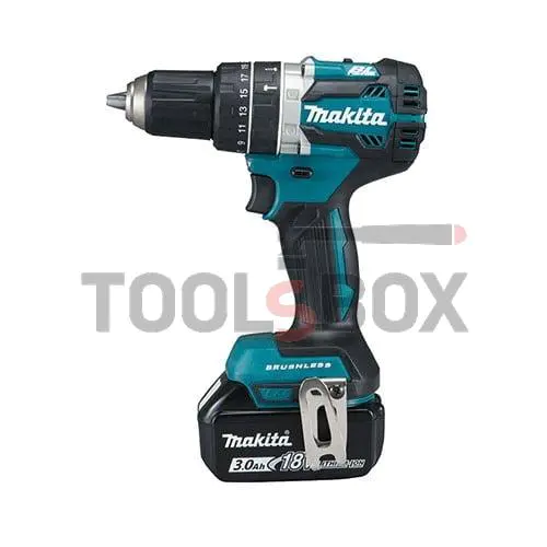 Cordless impact driver - drill Makita DHP484RFE / 18V / 54Nm / 3 Ah Li-Ion