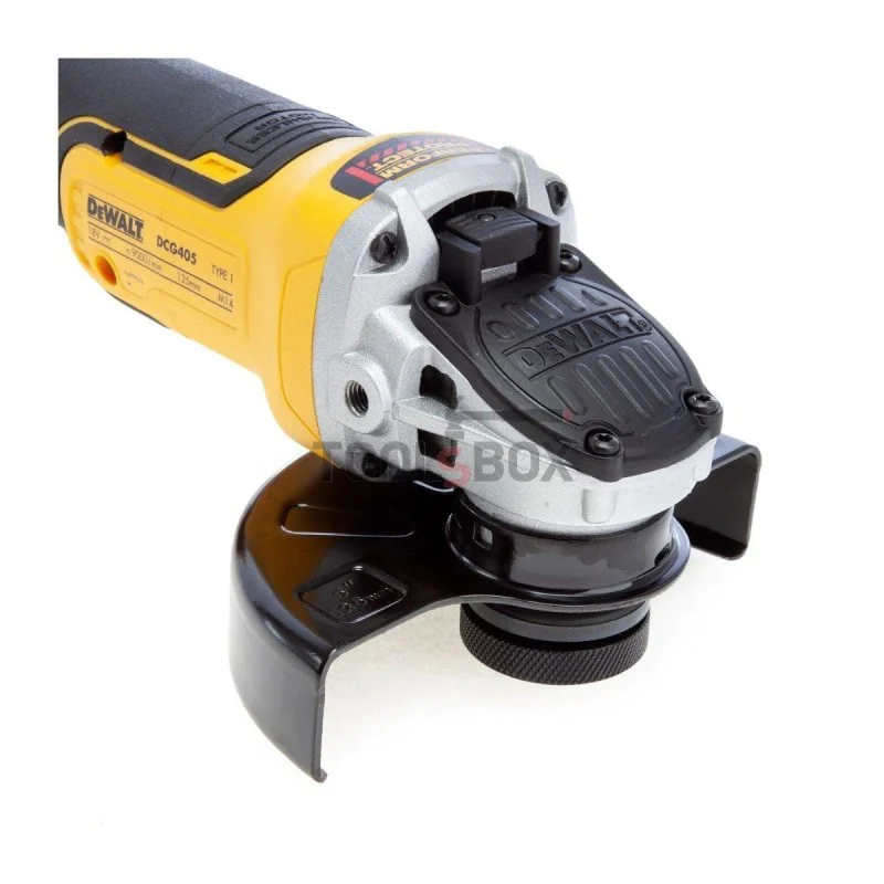 Cordless Angle Grinder DeWALT DCG405P3, Brushless, Li-Ion 18V, 5Ah, 9000 RPM, 125mm f