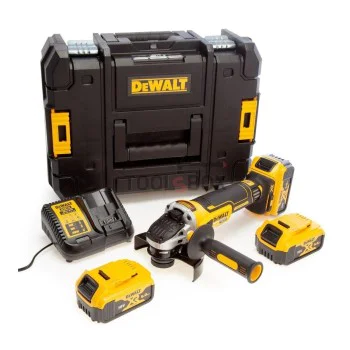 Акумулаторен Ъглошлайф DeWALT DCG405P3, Безчетков, Li-Ion 18V, 5Ah, 9000 оборота, ф 125мм