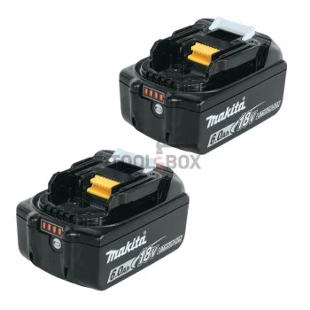 Акумулаторни батериии Makita BL1860B - 2 броя, 18V, 6Ah