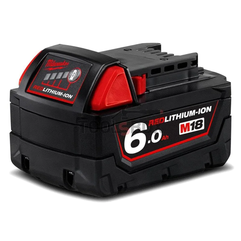 Rechargeable battery Milwaukee M18B6 / 6.0Ah REDLITHIUM-ION