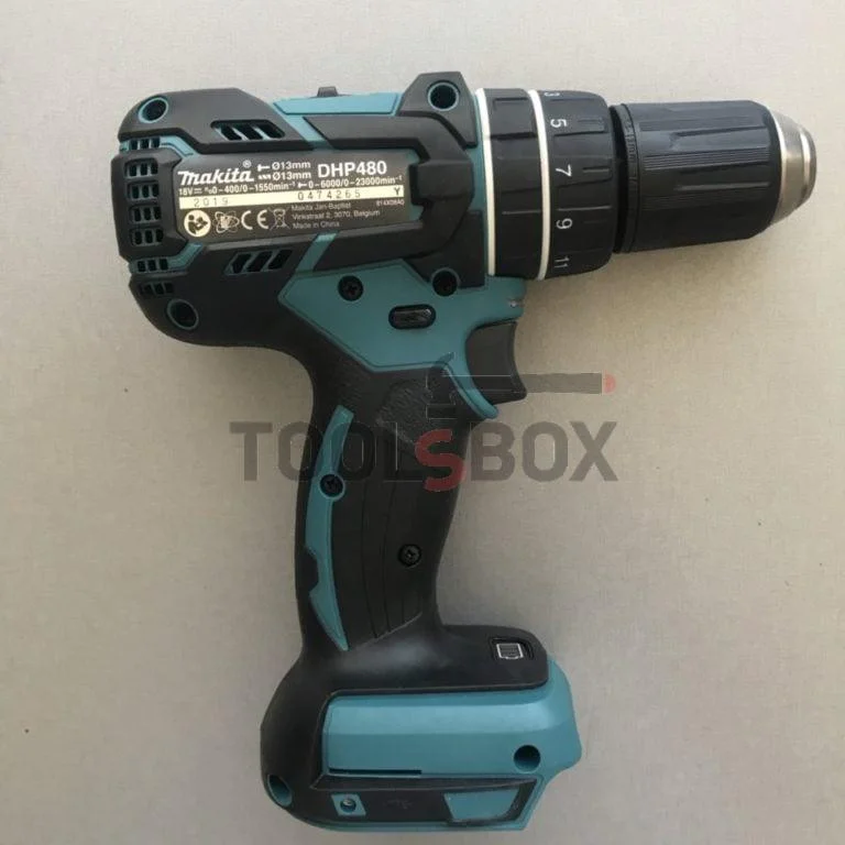 Cordless drill Makita DHP480Z, 18 V, 54 Nm