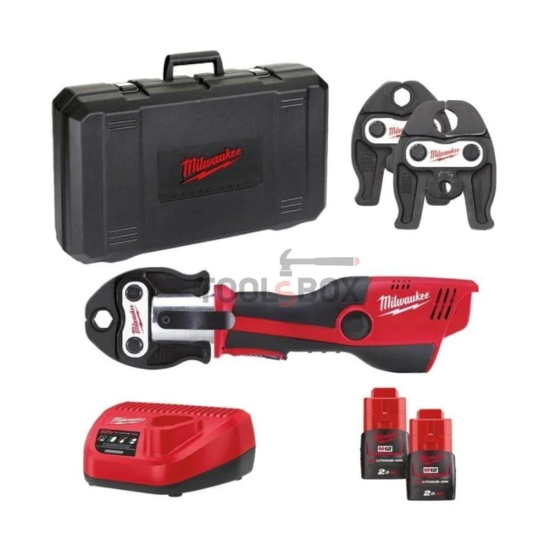 Cordless Crimping Tool Milwaukee M12HPT-202C U-KIT