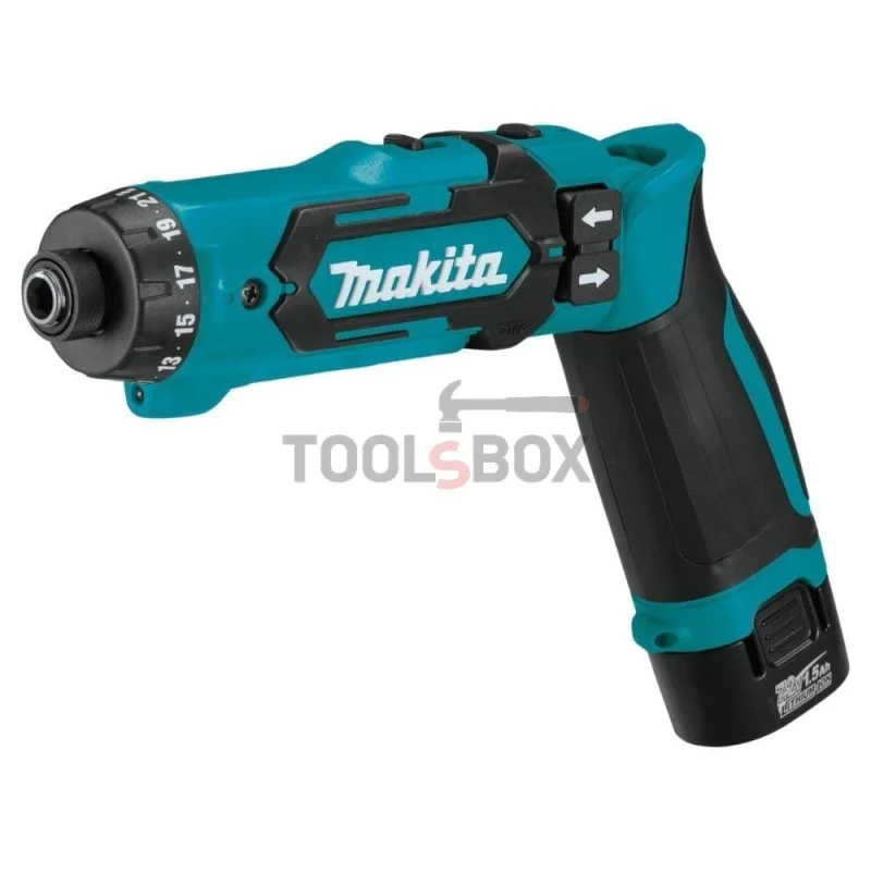 Cordless screwdriver Makita DF012DSE, 7,2V, 8Nm