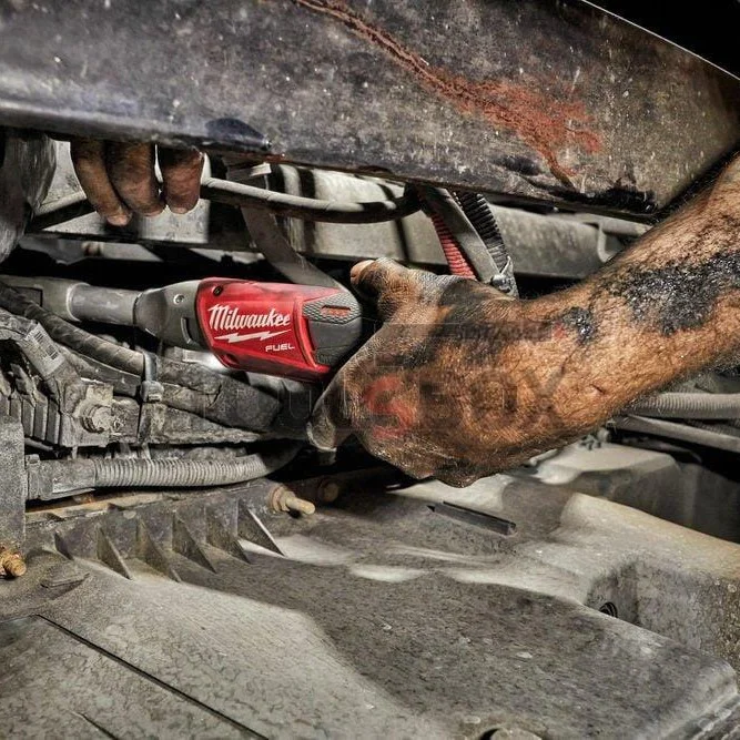 Cordless ratchet with extended head Milwaukee M12 FIR38LR-0, 3/8