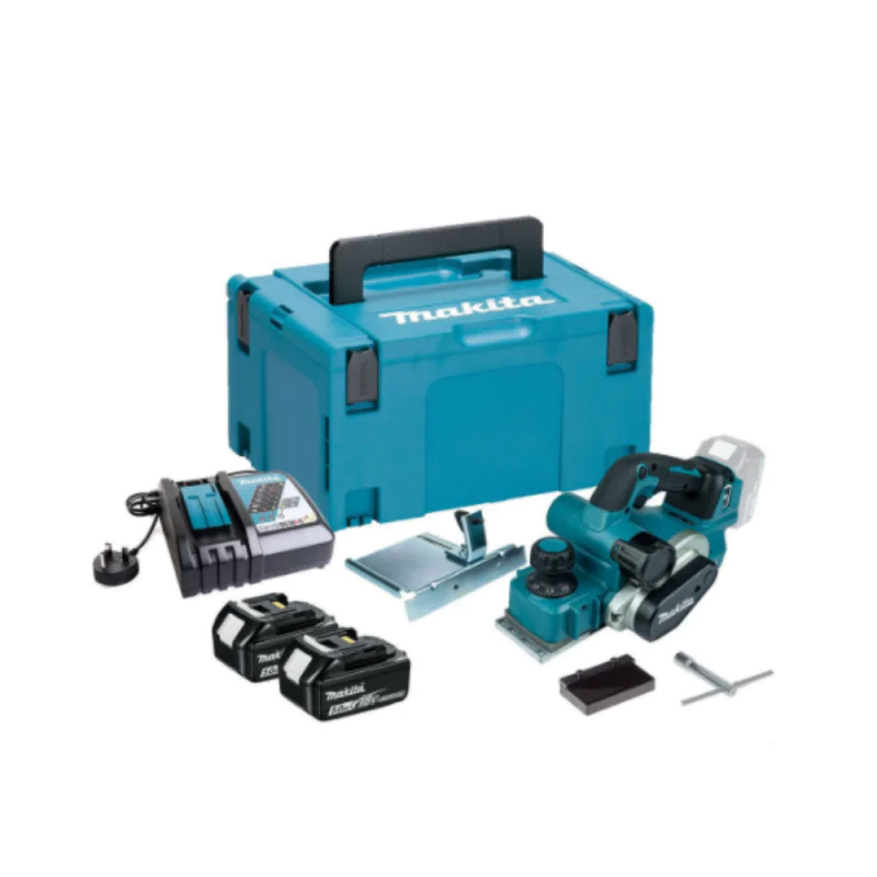 Cordless brushless planer Makita DKP181RTJ 18v LXT 82mm