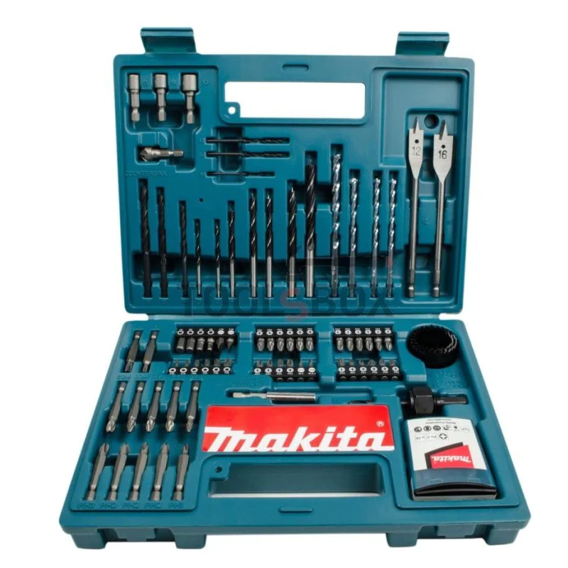 Drill and screwdriver accessory set Makita B-53811 , 100 pieces