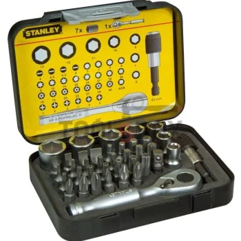 Бит-комплект Stanley 1-13-906 с тресчотка 39 части