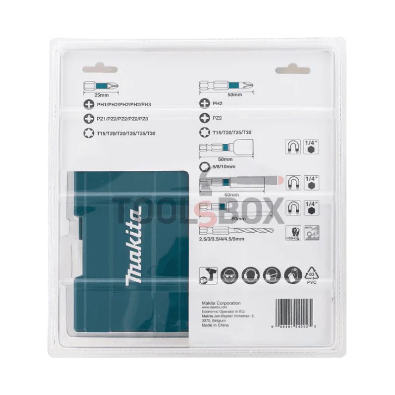 Комплект ударни накрайници Makita B-66896 - 33 части impact