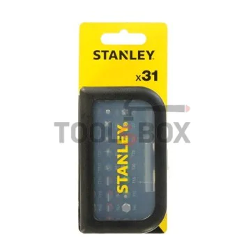 Комплект битове Stanley STA60490-XJ, 31 части с магнитен накрайник