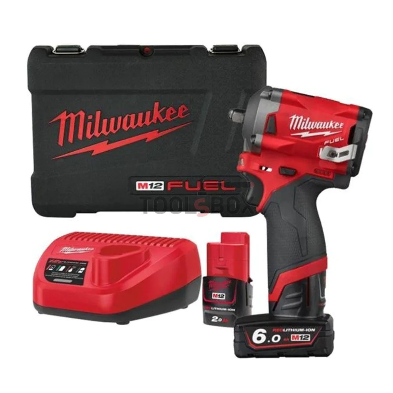 Milwaukee M12FIWF38-622X brushless wrench, 3/8