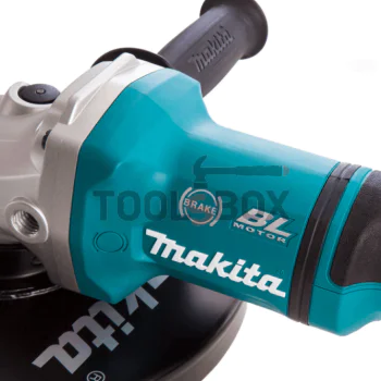 Акумулаторен ъглошлайф Makita DGA900ZK, 230 мм, 6000 об./мин, Li-Ion, 36 V