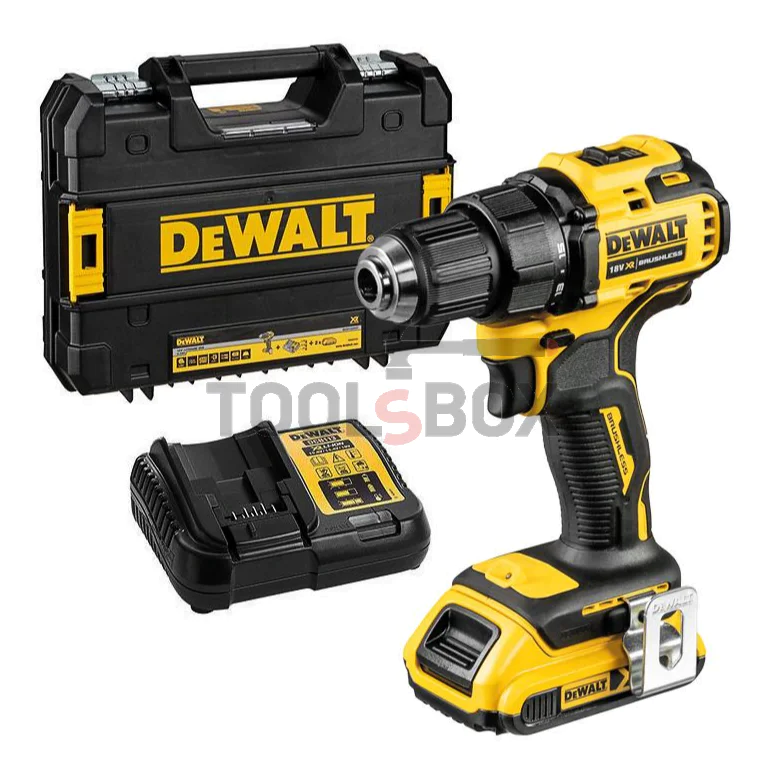 Cordless brushless screwdriver DeWalt DCD708D1T / 18V / 65Nm