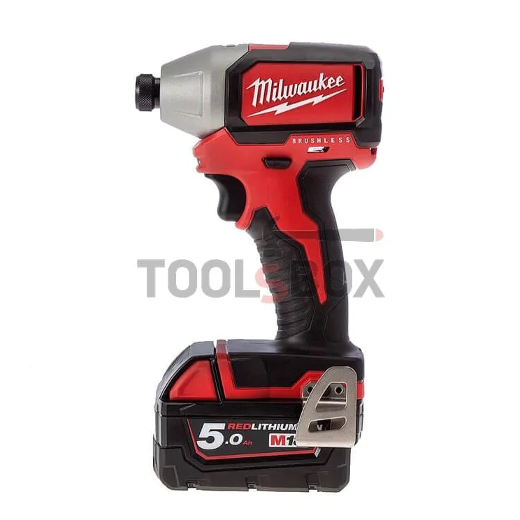 Milwaukee M18CBLPP2B-502C 18V 60Nm/170Nm brushless screwdriver/impact driver kit