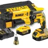 DeWalt DCF620P2K Brushless Drywall Screwdriver, 2 x 5Ah 18V