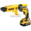 DeWalt DCF620P2K Brushless Drywall Screwdriver, 2 x 5Ah 18V