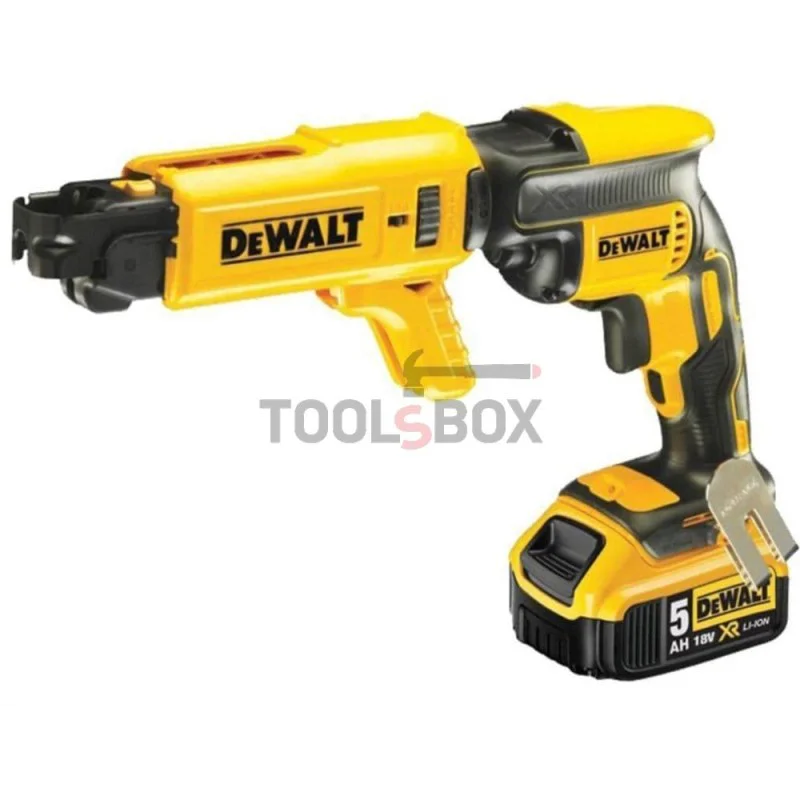 DeWalt DCF620P2K Brushless Drywall Screwdriver, 2 x 5Ah 18V