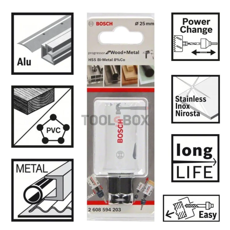 BIMETAL BOSCH Progressor NEW, 25x44mm