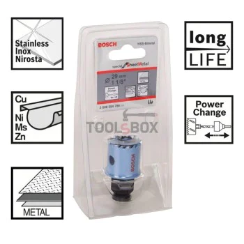 Биметална боркорона BOSCH Special for Sheet Metal, 29x20мм