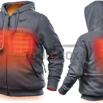 Яке с подгряване Milwaukee M12 HH GREY3, M12™ GREY HEATED HOODIE