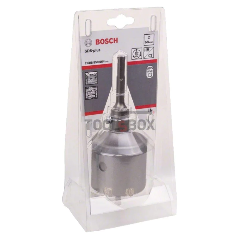 BOSCH CoreCutter SDS-plus, 68x54x72mm, 3 pieces