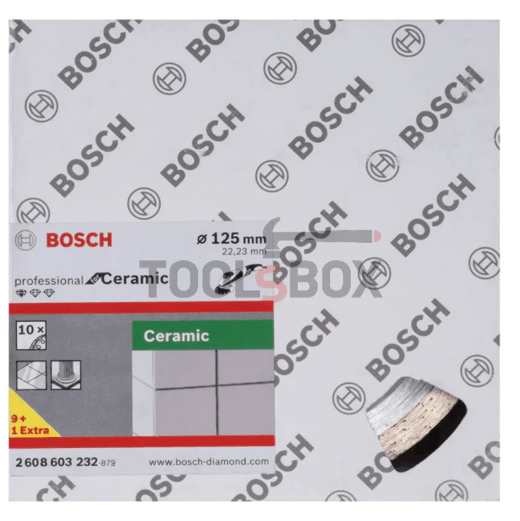 Диск диамантен за рязане на керамика BOSCH Standard for Ceramic 125x22,23x1,6 mm, 2608603232